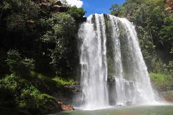 PATROCNIO-MG-CACHOEIRA DA TERRA-FOTO:WWW.MINASGERAIS.COM.BR - PATROCNIO - MG