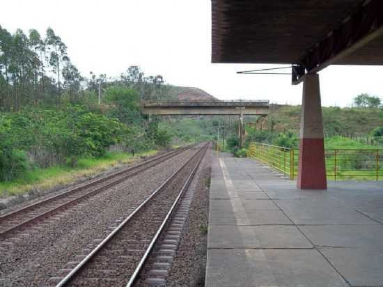 ESTAO FERROVIARIA PEDRA CORRIDA MG, POR GILSON GERALDO - PEDRA CORRIDA - MG