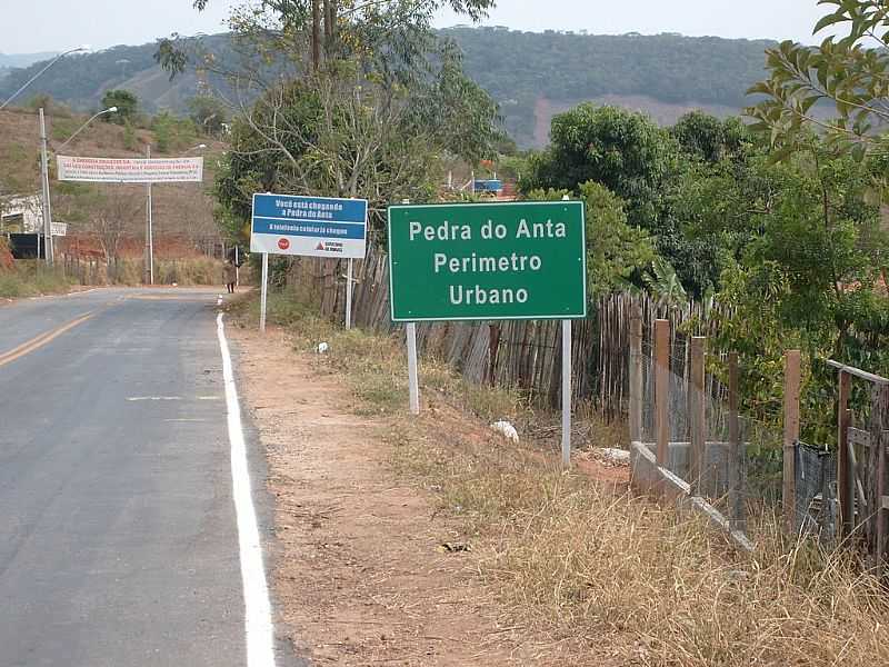 PEDRA DO ANTA-MG-ENTRADA DA CIDADE-FOTO:MARIO M.DA PENHA - PEDRA DO ANTA - MG