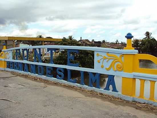 PONTE FERNANDES LIMA-FOTO:HENRIQUE DE BORBA - BARRA DE SANTO ANTNIO - AL