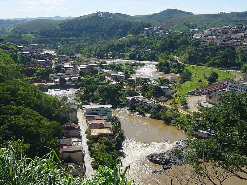 PONTE NOVA-MG-VISTA DA CIDADE E O RIO-FOTO:URIAS E. TAKATOHI - PONTE NOVA - MG