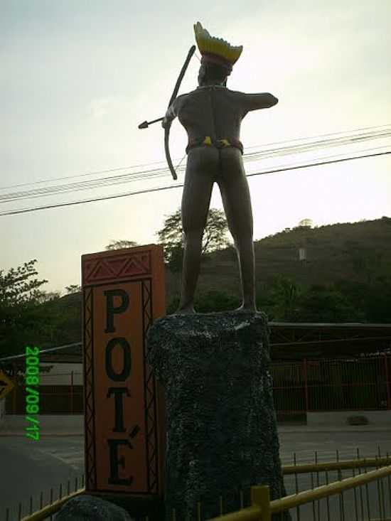 NDIO POT,SMBOLO DA CIDADE DE POT-FOTO:ADALMIR OLIVEIRA - POT - MG