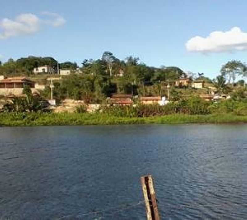 ARAMARI-BA-VISTA DA CIDADE  PARTIR DO RIO-FOTO:WWW.VOZDABAHIA.COM.BR - ARAMARI - BA