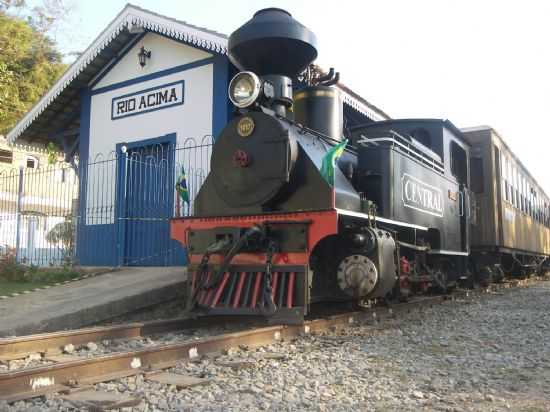 RIO ACIMA-MG-TREM DAS CACHOEIRAS-FOTO:ELIANE IGLESIAS - RIO ACIMA - MG