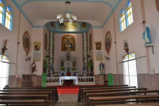 INTERIOR DA MATRIZ DE ST ANTNIO - RIO DOCE MG, POR GUSTAVO AMARAL MELLO - RIO DOCE - MG