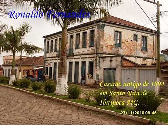 CASARO DE 1894 EM SANTA RITA DO IBITIPOCA-MG-FOTO:RONALDO FERNANDES OL - SANTA RITA DO IBITIPOCA - MG