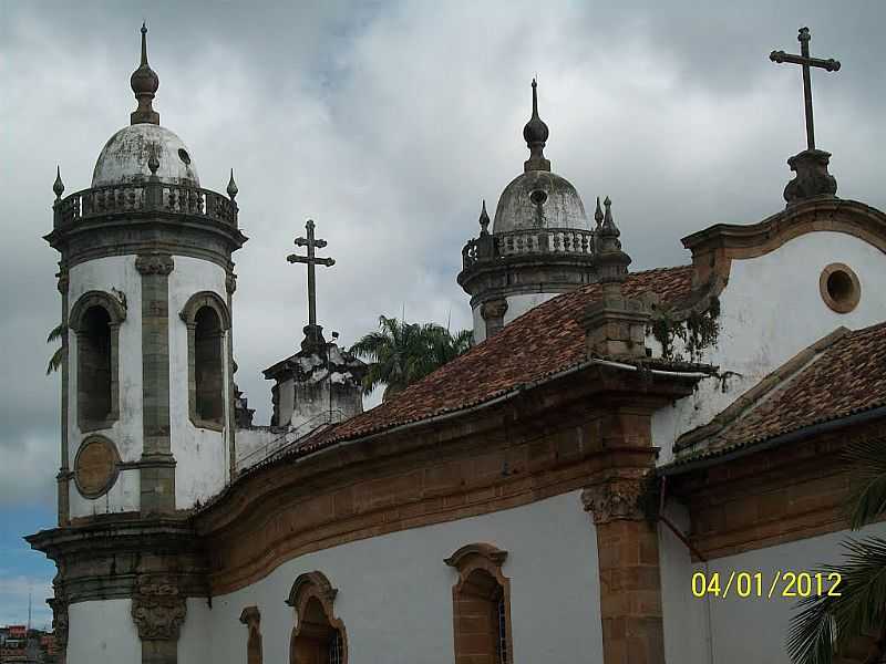 SO JOO DEL REY-MG-VISTA POSTERIOR DA IGREJA DE SO FRANCISCO-FOTO:JOSUE MARINHO  - SO JOO DEL REI - MG