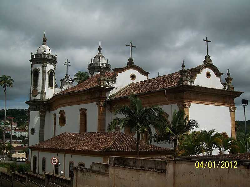 SO JOO DEL REY-MG-VISTA POSTERIOR DA IGREJA DE SO FRANCISCO-FOTO:JOSUE MARINHO - SO JOO DEL REI - MG