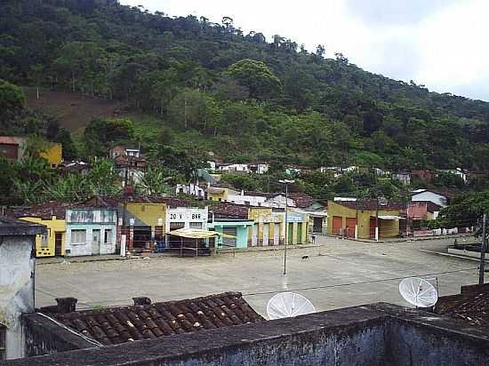 CENTRO DA CIDADE E AO FUNDO A SERRA DE BANCO CENTRAL-BA-FOTO:FELIPE4013 - BANCO CENTRAL - BA