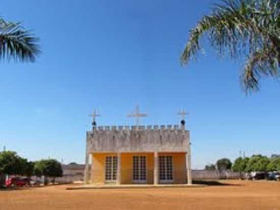 CAPELA EM SERRA DO SALITRE-FOTO:OLINTOCRISTO - SERRA DO SALITRE - MG