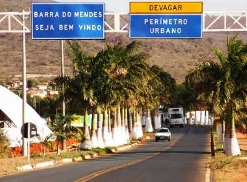 BARRA DO MENDES-BA-ENTRADA DA CIDADE-FOTO:LDER NOTCIAS - BARRA DO MENDES - BA
