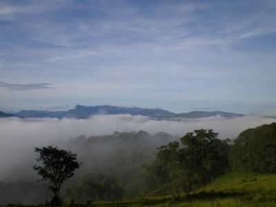 UMA BELA PAISAGEM. AO FUNDO O PICO DO PAPAGAIO, POR RODRIGO FERREIRA RIBEIRO - SERRANOS - MG