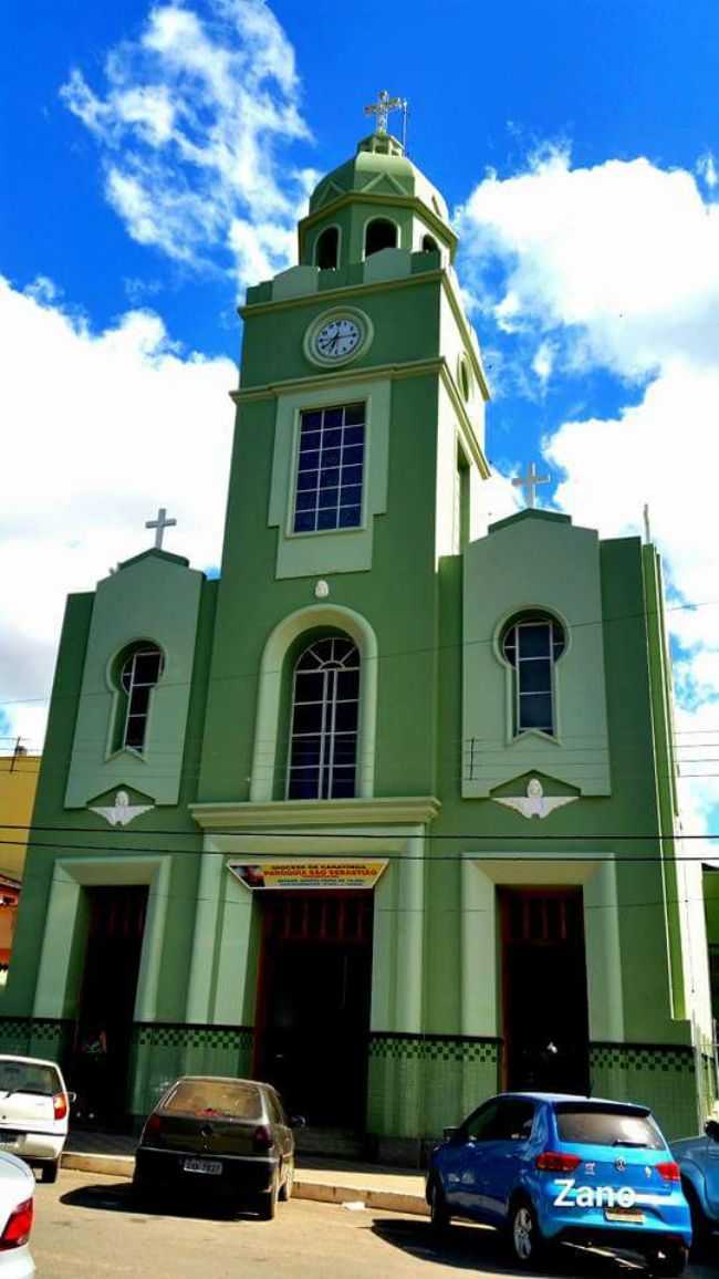 IGREJA MATRIZ DA CIDADE DE TARUMIRIM-MG - POR ZANO MOREIRA - TARUMIRIM - MG