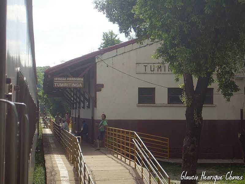 TUMIRITINGA-MG-ESTAO FERROVIRIA-FOTO:GLAUCIO HENRIQUE CHAVES - TUMIRITINGA - MG