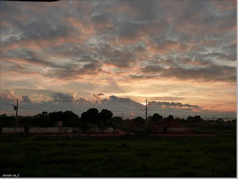 VRZEA DA PALMA-MG-AMANHECENDO NA CIDADE-FOTO:AENDER M. FERREIRA - VRZEA DA PALMA - MG