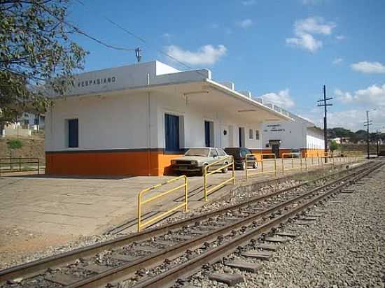 VESPASIANO-MG-ESTAO FERROVIRIA-FOTO:JAIRO NUNES FERREIRA  - VESPASIANO - MG