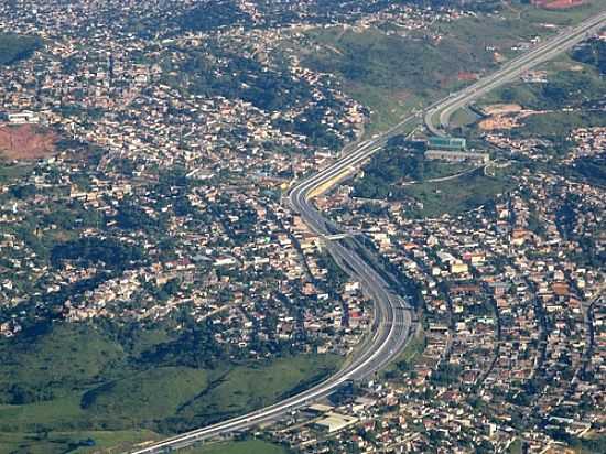 VESPASIANO-MG-VISTA DA E RODOVIAS MG-010 E MG-424-FOTO:ANDR BONACIN - VESPASIANO - MG