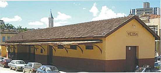 ESTAO FERROVIRIA CENTRAL. CORTESIA P. B. FIALHO - VIOSA - MG