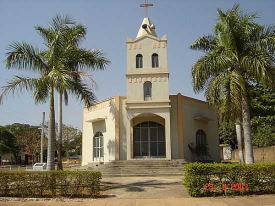 IGREJA MATRIZ DE ALCINPOLIS-FOTO:JUVENAL COELHO RIBEI - ALCINPOLIS - MS