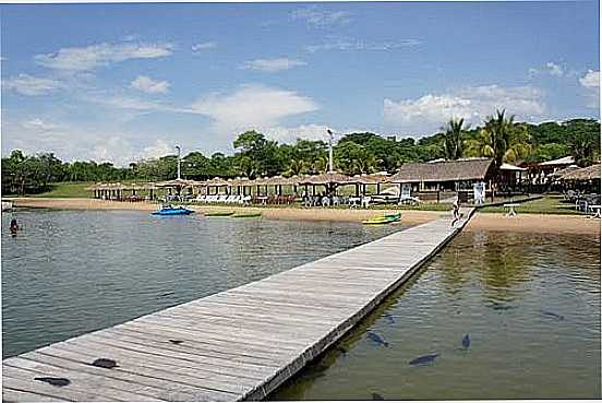 TRAPICHE DE ACESSO  TIROLESA NA PRAIA DA FIGUEIRA EM BONITO-MS-FOTO:PAULO YUJI TAKARADA - BONITO - MS