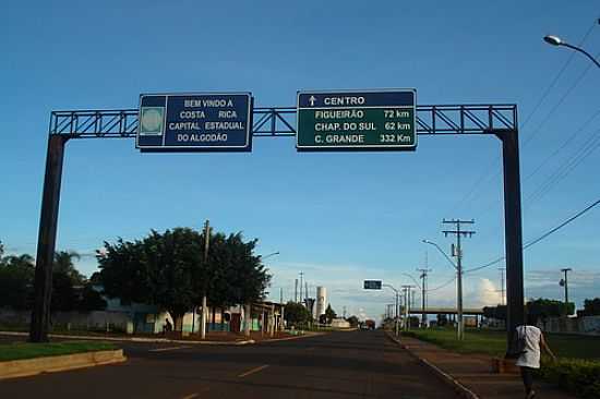 ENTRADA DE COSTA RICA-FOTO:JUVENAL COELHO RIBEI - COSTA RICA - MS