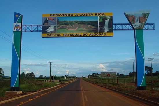 PRTICO DE ENTRADA DE COSTA RICA-FOTO:JUVENAL COELHO RIBEI - COSTA RICA - MS