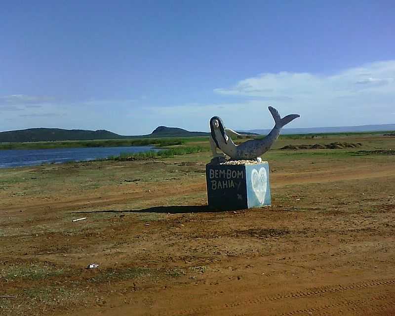 BEM BOM-BA-MONUMENTO AOS PESCADORES-FOTO:ADALBERTO ELETRICISTA - BEM-BOM - BA
