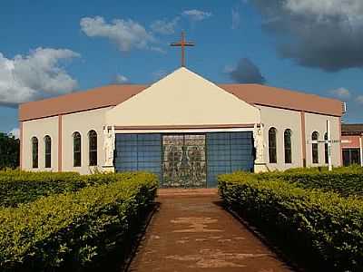 IGREJA CATLICA-FOTO:MARCOS DOUGLAS  - LAGUNA CARAP - MS