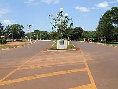 P DE SOJA NA ENTRADA DA CIDADE-FOTO:MARCOS DOUGLAS - LAGUNA CARAP - MS