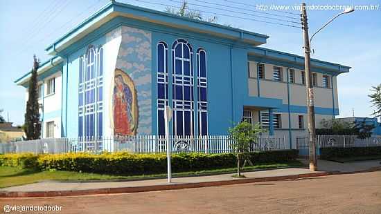 NOVA ALVORADA DO SUL-MS-IGREJA MATRIZ-FOTO:SERGIO FALCETTI - NOVA ALVORADA DO SUL - MS