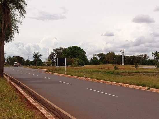 NOVA ALVORADA DO SUL-MS-TREVO DE ACESSO-FOTO:WESLLAY O. SANTOS - NOVA ALVORADA DO SUL - MS