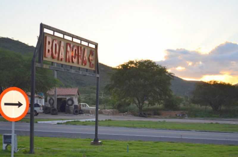 BOA NOVA-BA-ENTRADA DA CIDADE-FOTO:BOMJESUSNOTICIAS. - BOA NOVA - BA