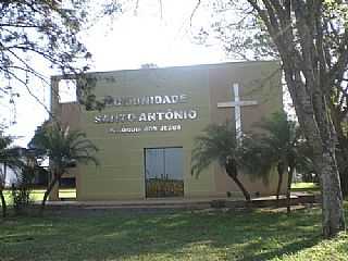 IGREJA DA COMUNIDADE DE SANTO ANTONIO-FOTO:PAULO YUJI TAKARADA - PICADINHA - MS