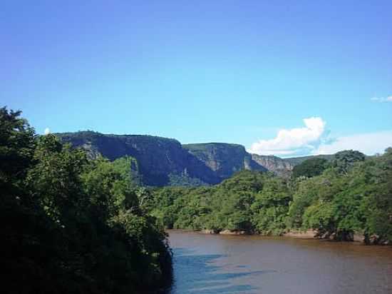 RIO AQUIDAUANA EM PIRAPUTANGA-MS-FOTO:RIVALDI - PIRAPUTANGA - MS