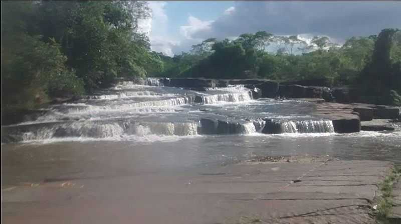 RIO NEGRO-MS-CASCATA NO BALNERIO DA NEIDE-FOTO:KATIUSCIA CRUZ-FACEBOOK - RIO NEGRO - MS