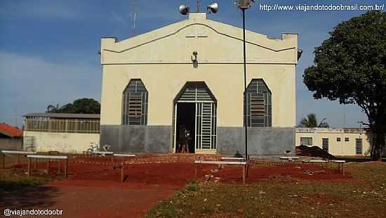 SELVRIA-MS-IGREJA DE SO JOO BATISTA-EM REFORMA-FOTO:SERGIO FALCETTI - SELVRIA - MS