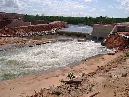 HIDRELTRICA DO RIO CORRENTES EM SONORA-MS-FOTO:IVALDO SILVA - SONORA - MS