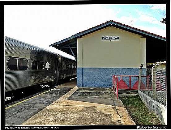 ESTAO FERROVIRIA DE TAUNAY-MS-FOTO:ROBERTA SORIANO - TAUNAY - MS