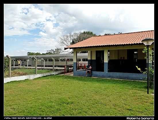 ESTAO FERROVIRIA DE TAUNAY-MS-FOTO:ROBERTA SORIANO - TAUNAY - MS