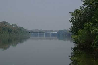 PONTE NOVA SOBRE O RIO CUIAB - ACORIZAL MT POR HELIOPOX - ACORIZAL - MT