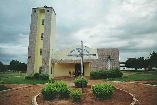 IGREJA MATRIZ DE BOM JESUS EM CAMPINPOLIS-FOTO:EDUARDO GOMES DE ANDRADE - CAMPINPOLIS - MT