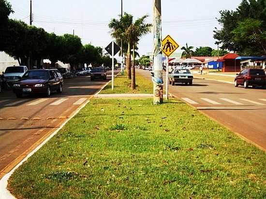 PARCIAL DA AVENIDA BRASIL-FOTO:XANDY ROLIM - CAMPO NOVO DO PARECIS - MT