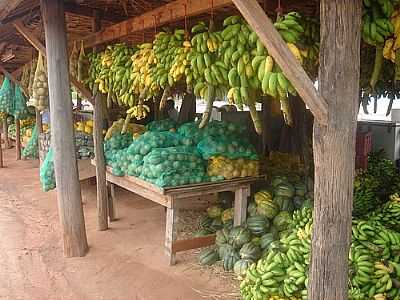 VENDA DE FRUTAS NA ESTRADA-FOTO:WASHINGTON RIBEIRO - CARAMUJO - MT