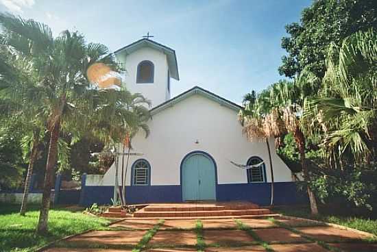 IGREJA DE SO SEBASTIO EM COCALINHO-FOTO:EDUARDO GOMES DE ANDRADE - COCALINHO - MT