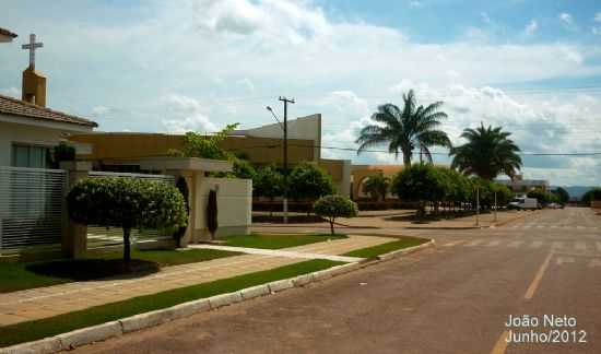 VISTA DE OUTRO ANGULO, IGREJA MATRIZ, POR JOO NETO - GUARANT DO NORTE - MT