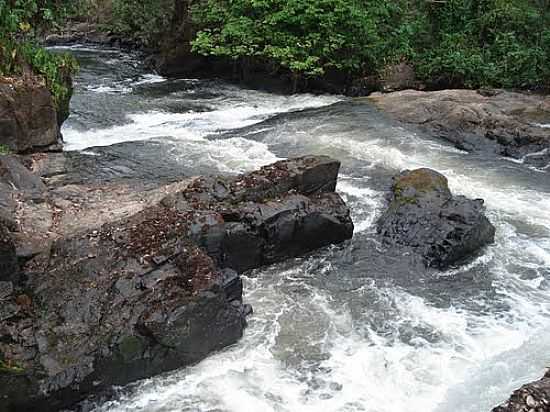 GUARANT DO NORTE-MT-SALTO NO RIO ROCHEDO-FOTO:JOO HENRIQUE ROSA  - GUARANT DO NORTE - MT