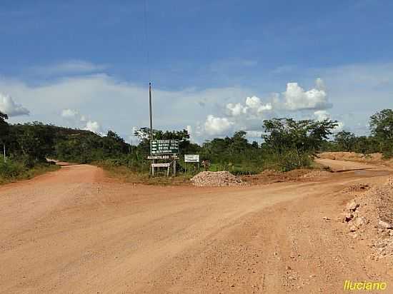 GUIRATINA-MT-TREVO DE ACESSO-FOTO:LEANDRO A LLUCIANO - GUIRATINGA - MT