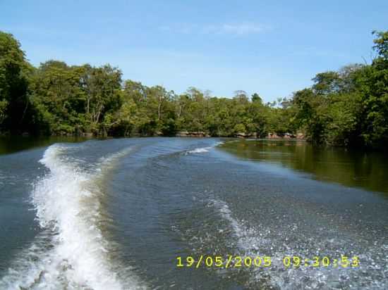 RIO MANITSUA DESAGUA NO XINGU, POR ELIZABETH DE ROSSI SCARPIN - MARCELNDIA - MT