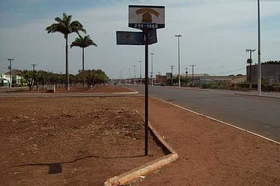 ENTRANDO NA CIDADE DE MIRASSOL DOESTE-FOTO:ELSON NUNES S.P. - MIRASSOL D'OESTE - MT