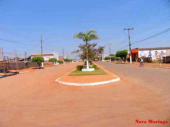 AVENIDA EM NOVA MARING-FOTO:EDSON CAVALARI - NOVA MARING - MT